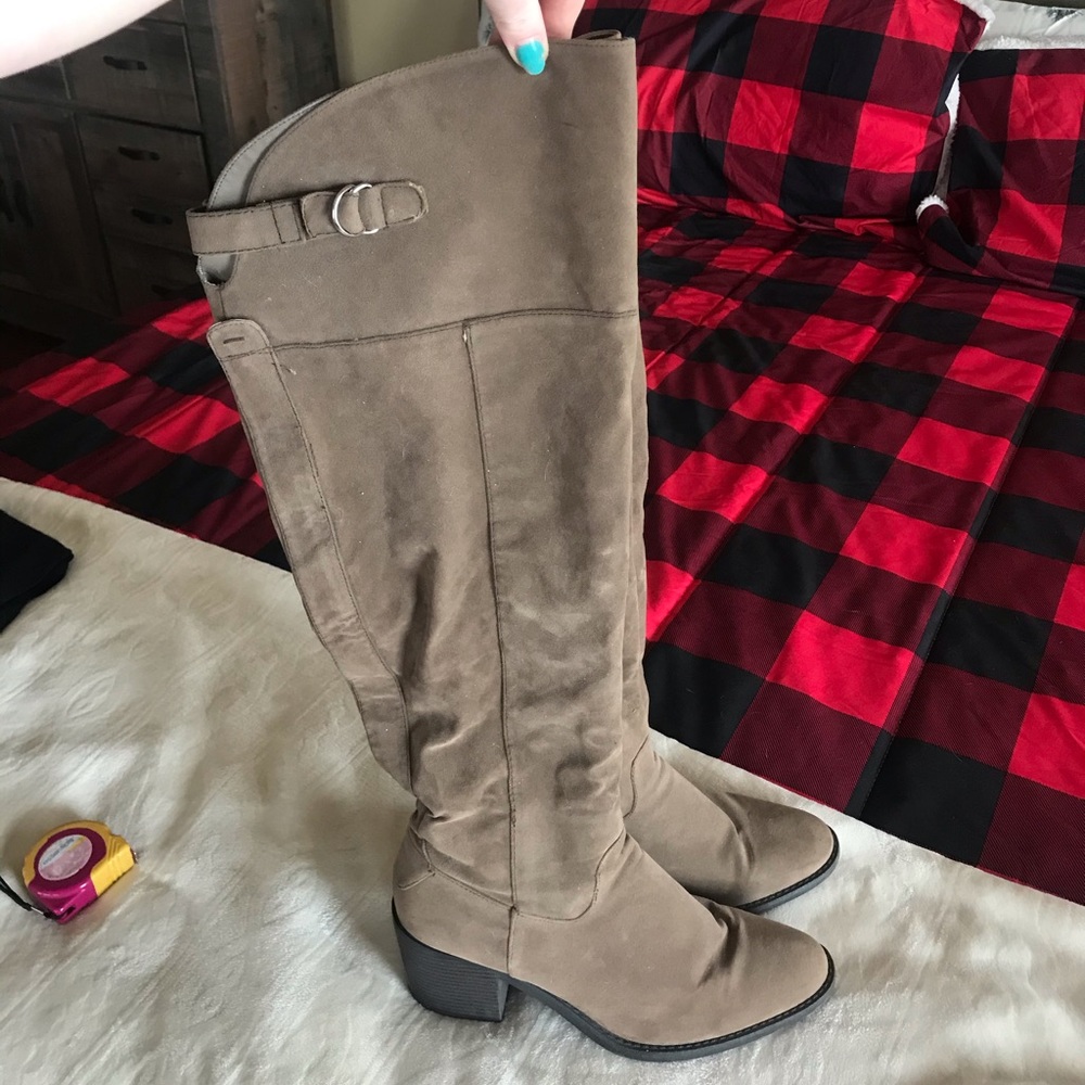 Maurices over the knee heeled boot